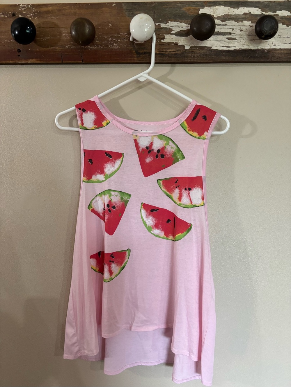 Chaser Pink Watermelon Slice Tank Top for Kids
